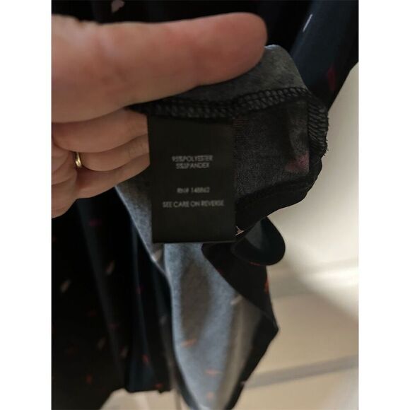 Torrid Women's Size 4 Multicolor V-Neck Long Sleeve Blouse Casual - Picture 7 of 7